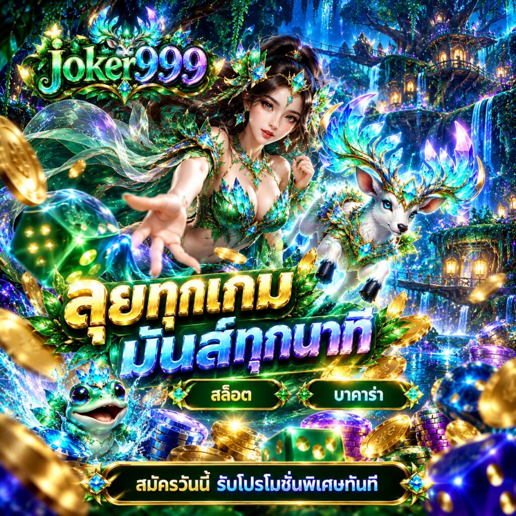 joker999 สล็อตออนไลน์ บาคาร่า ลุยทุกเกม มันส์ทุกนาที